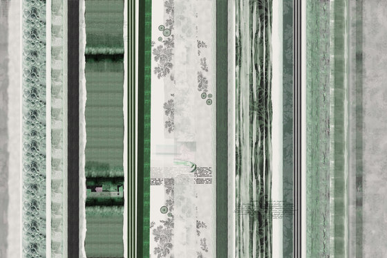 Heavenly Stripes | Bespoke wall coverings | GLAMORA