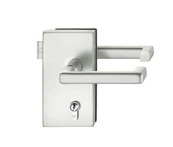 FSB 1232 Glass door fitting with handle | Handle sets for glass doors | FSB
