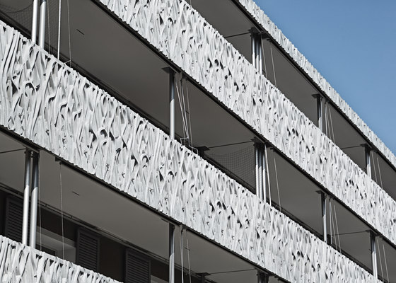 Concrete precast balconies - Wachtelnweg | Planchas de hormigón | Creabeton Matériaux
