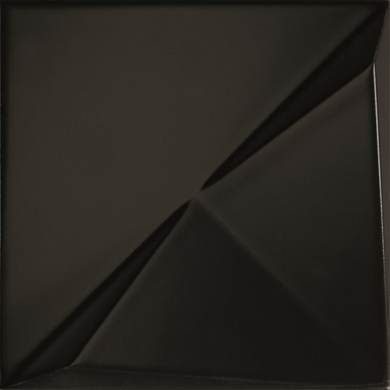 Aleatory black matt 3 | Ceramic tiles | ALEA Experience