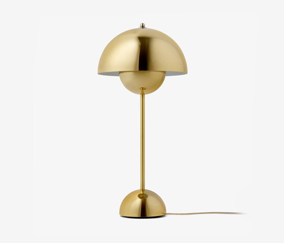 Flowerpot VP3 Brass-plated | Luminaires de table | &TRADITION