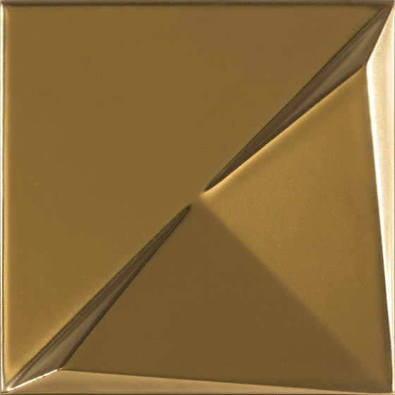 Aleatory gold matt 3 | Ceramic tiles | ALEA Experience