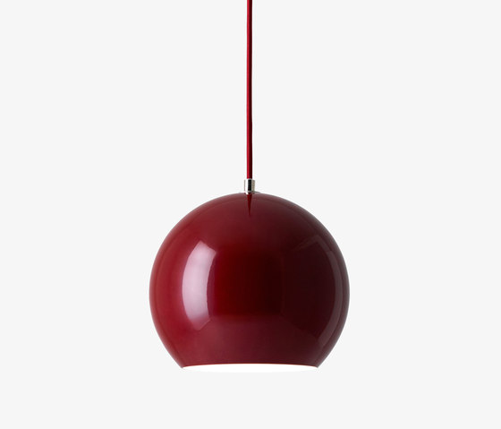 Topan Pendant VP6 deep-red | Suspended lights | &TRADITION