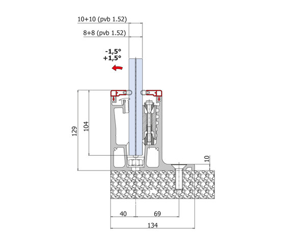 Maxima Angle B-4300 | Balkonverglasung | Metalglas Bonomi