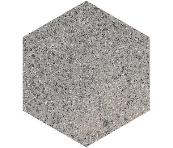 Aston | Hexagono Benson Basalto | Ceramic tiles | VIVES Cerámica