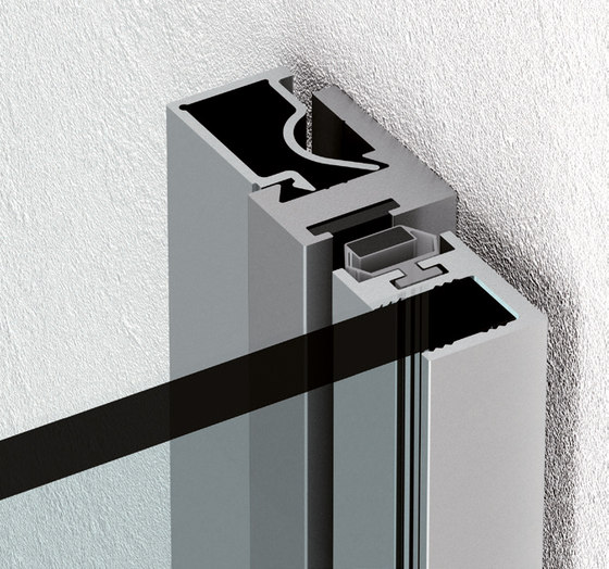 P-018-B | Herrajes para puertas de ducha | Metalglas Bonomi
