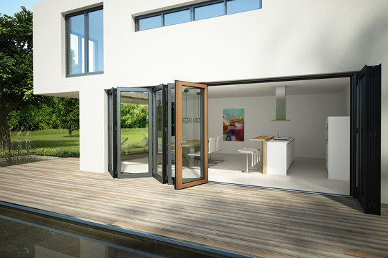 Bi-folding doors SL 97 | Types de fenêtres | Solarlux