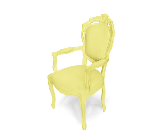 Plastic Fantastic dining chair armchair yellow | Chairs | JSPR