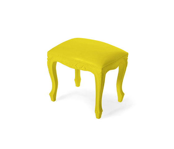 Plastic Fantastic small bench yellow | Poufs | JSPR