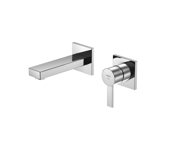 120 1804 3 Wall mounted single lever basin mixer (Finish set) | Rubinetteria lavabi | Steinberg