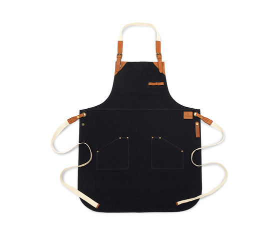 Grill Accessoires | BBQ Apron Canvas Navy Black | Accessoires barbecue | Röshults