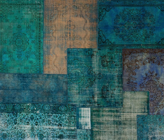 Patchwork Decolorized blue | Rugs | GOLRAN 1898