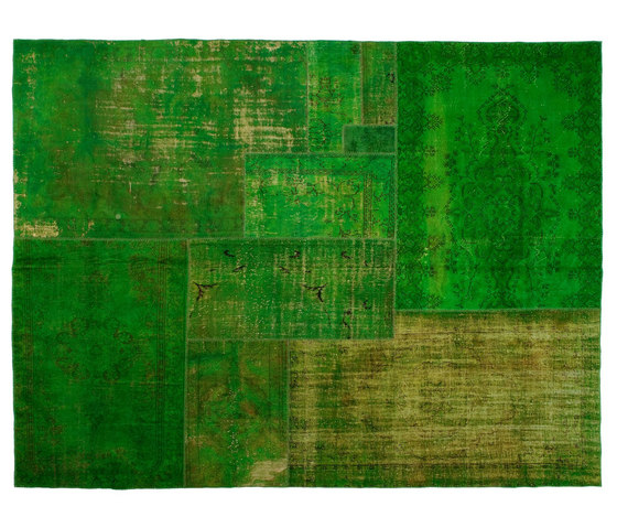 Patchwork Decolorized green | Rugs | GOLRAN 1898