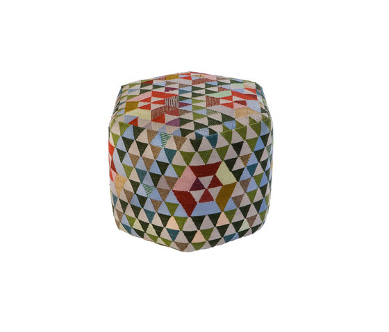 Triangles Pouf Trianglehex sweet green high | Pouf | GOLRAN 1898