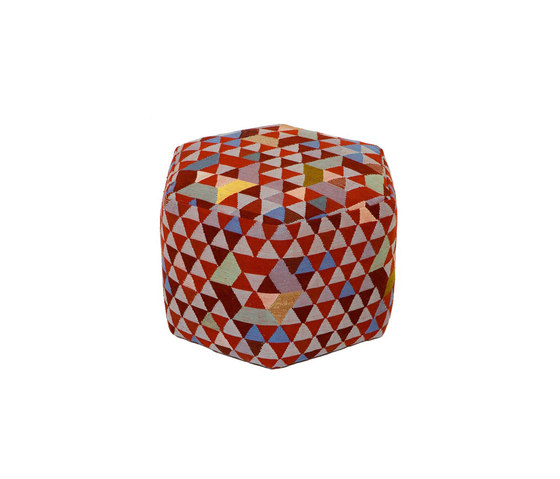 Triangles Pouf Trianglehex sweet pink high | Pouf | GOLRAN 1898