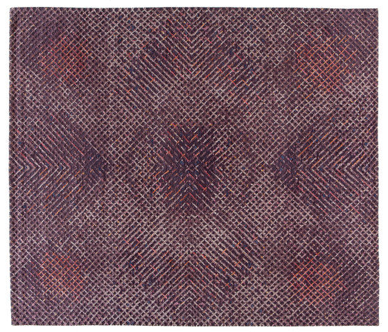 Meteo Tumulte purple | Formatteppiche | GOLRAN 1898
