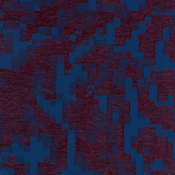 Pixelé - Blue Amethyst | Upholstery fabrics | Dominique Kieffer