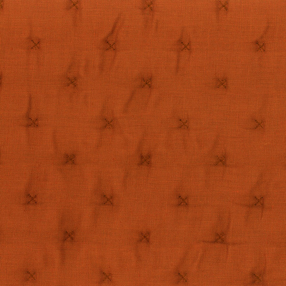 Lin Bombé - Orange | Tejidos tapicerías | Dominique Kieffer