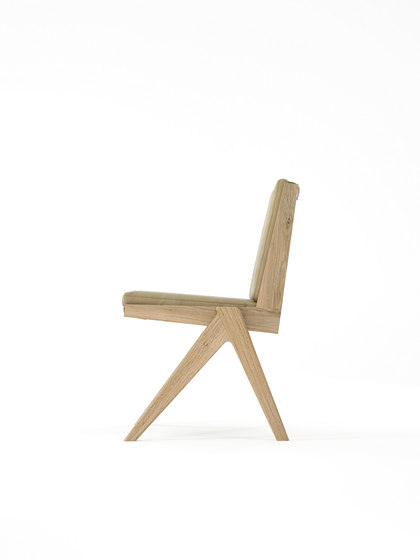 Tribute CHAIR with LEATHER Safari Grey | Stühle | Karpenter