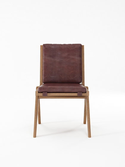 Tribute CHAIR with LEATHER Dark Brownie | Chairs | Karpenter