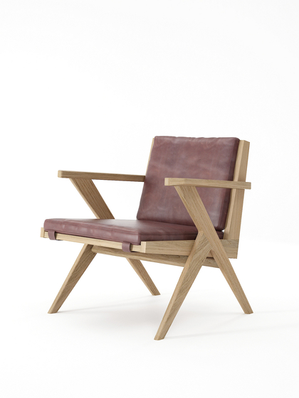 Tribute EASY CHAIR with LEATHER Dark Brownie | Sillones | Karpenter