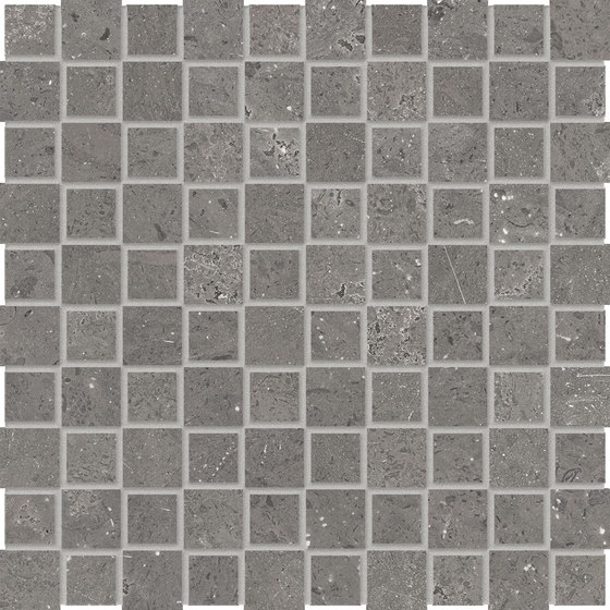 Milestone Dark Grey Mosaico Tip Tap | Ceramic mosaics | EMILGROUP