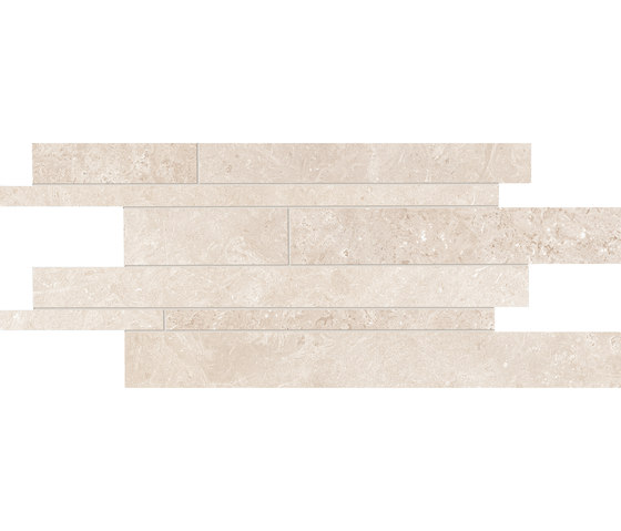 Milestone White Listelli sfalsati | Ceramic tiles | EMILGROUP