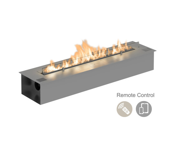 Fire Line Automatic 2 model E stainless steel | Fireplace inserts | Planika