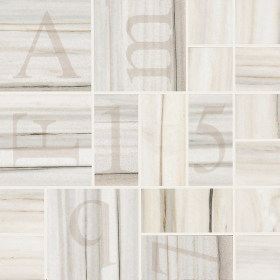 Re-Use Mosaico Alphabet Bianco Ossigeno | Mosaicos de cerámica | EMILGROUP