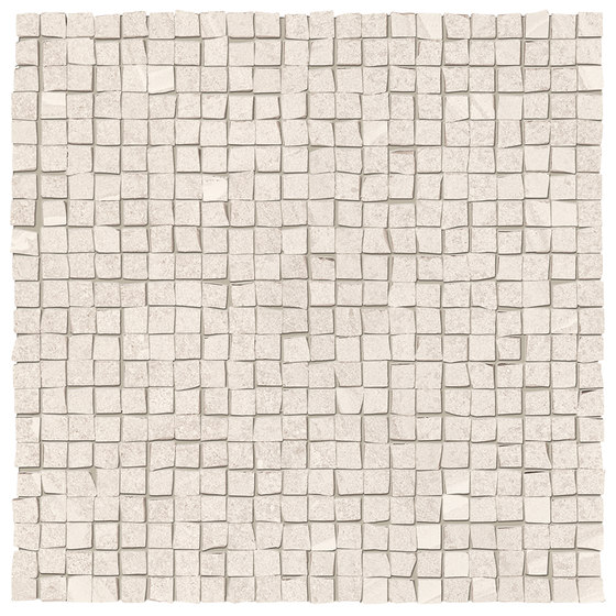 Zerodesign Mosaico Pietra Spaccata Bolivian White | Ceramic mosaics | EMILGROUP