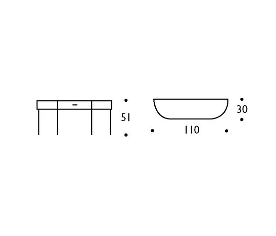 Postdeco Table 1110 | Console tables | Tetrimäki