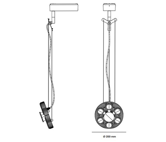 LoT Reflector Adjustable Pendant | Suspensions | Artemide Architectural