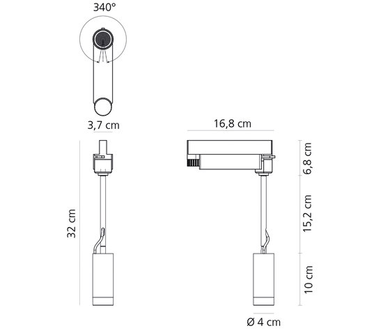 VECTOR TRACK - Ceiling lights from Artemide Architectural | Architonic