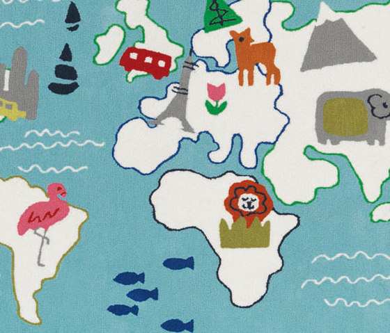 Kids Rugs - Around The World | Formatteppiche | Designers Guild