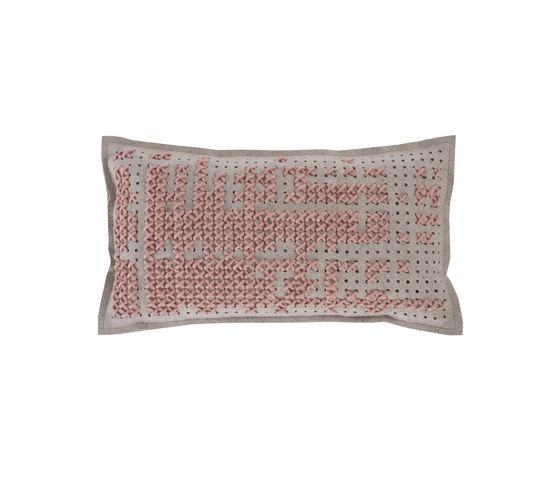 Canevas Cushion Abstract Light pink 2 | Coussins | GAN