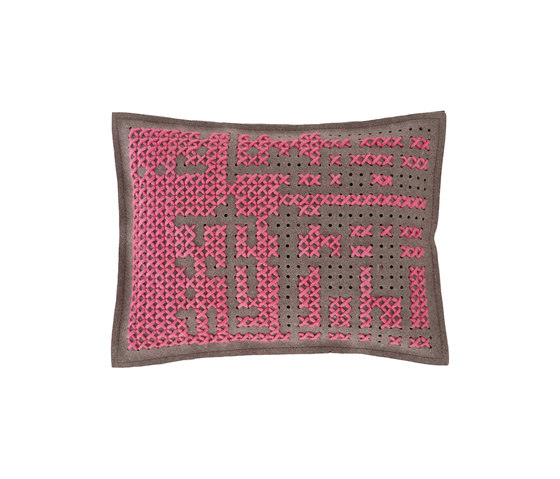 Canevas Cushion Abstract Medium Pink 5 | Coussins | GAN