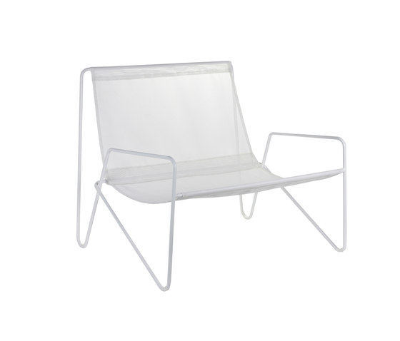 Lounge Armchair frame white/fabric white | Armchairs | Serax