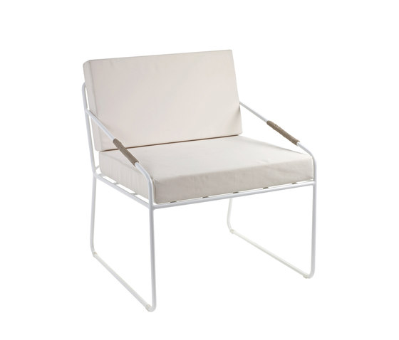 Colonel Seat and Cushion white | Armchairs | Serax