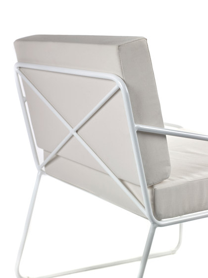 Colonel Seat and Cushion white | Armchairs | Serax