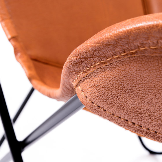 Hardoy Butterfly Chair Biobüffel Cognac | Fauteuils | Manufakturplus