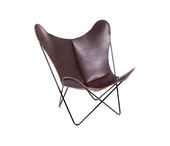 Hardoy Butterfly Chair Nature Maron | Sessel | Manufakturplus