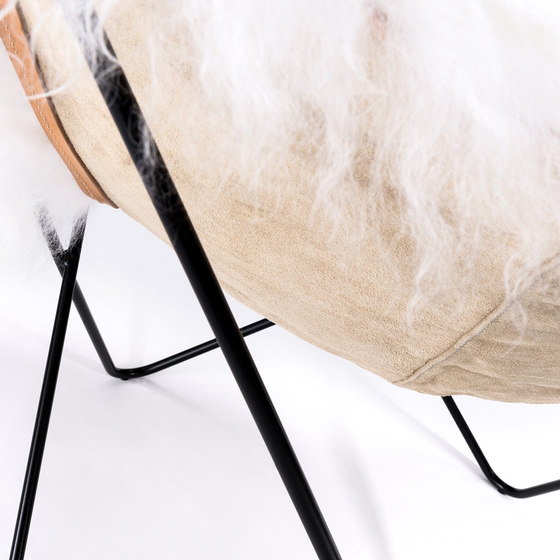 Hardoy Butterfly Chair Nordland Weiß 120 mm | Armchairs | Manufakturplus