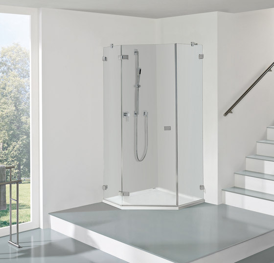 Collection 3 Plus - Five 1 Swing door | Shower screens | Duscholux AG