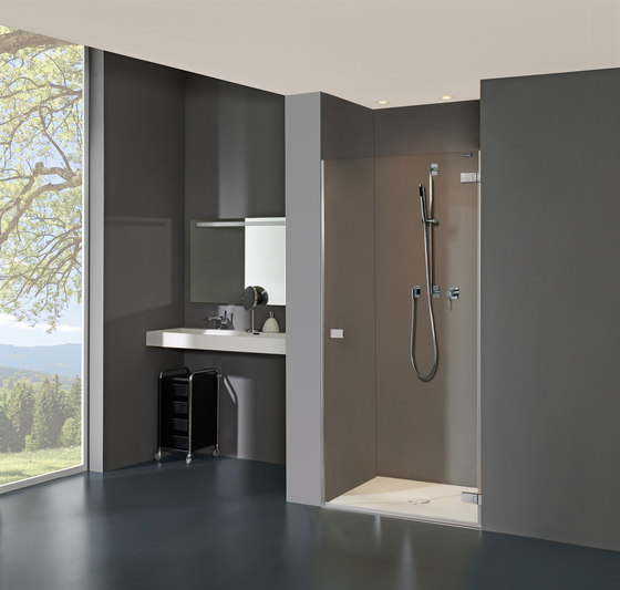 Collection 3 Plus - Porta a pendolo in nicchia | Divisori doccia | Duscholux AG