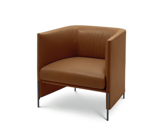 Algon Armchair - Low Backrest Leather Version | Sillones | ARFLEX