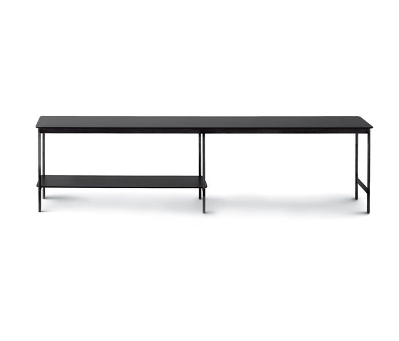 Capilano Petite table 187,5x30 - Version avec plateau en Fondovalle Lava | Tables basses | ARFLEX