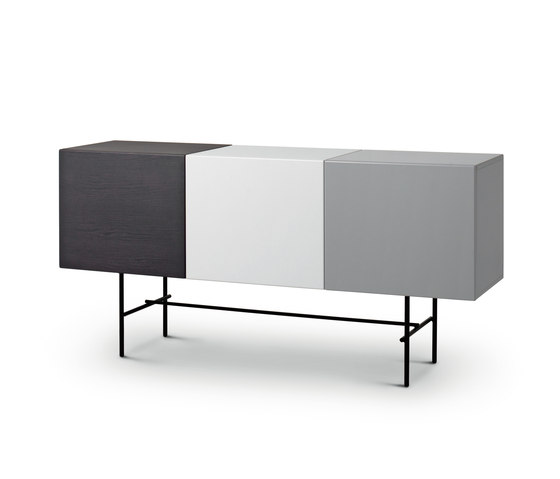 Rubycon Sideboard - Version with 3 differently lacquered cubes | Aparadores | ARFLEX