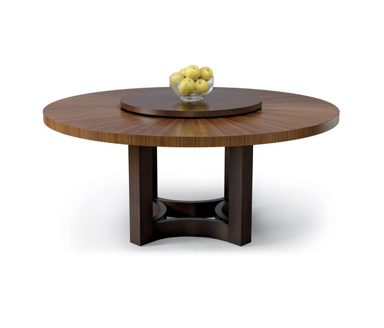Nexus Round Table With Lazy Susan | Tables de repas | Altura Furniture