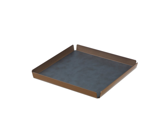 Tray Square S | bronze | Tabletts | LINDDNA