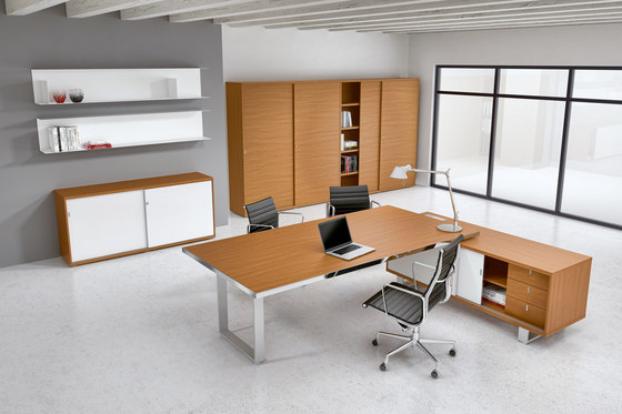 Archimede desk with service unit | Desks | ALEA